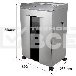 Шредер Deli 9958 серебристый с автоподачей (секр.P-4)/фрагменты/10лист./20лтр./скрепки/скобы, фото3