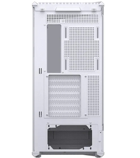 Корпус без блока питания Case JONSBO D400, Midi-Tower, TG, no fan, 2xUSB-A 3.0 + 1xUSB-C 3.2, ATX, mATX, mITX White