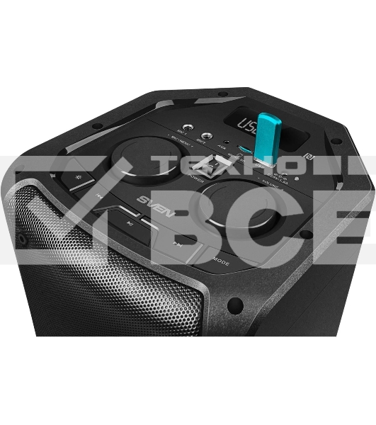Портативная акустика Sven АС PS-710 черный 100 Вт Bluetooth