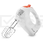 Миксер Maxwell MW-1358, 300вт ручной, белый, фото 1