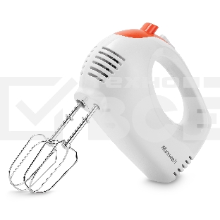 Миксер Maxwell MW-1358, 300вт ручной, белый