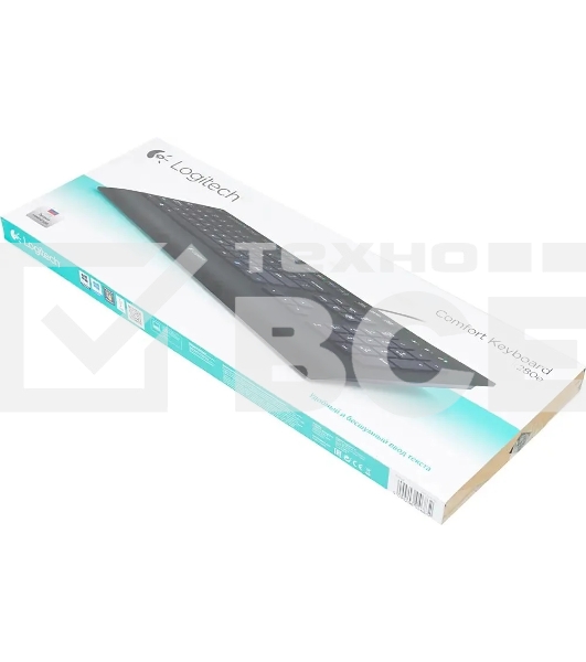 Клавиатура Logitech Keyboard K280E (920-005215) проводная USB черный