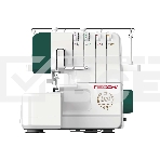 Оверлок Necchi 4537 2/3/4-х ниточный оверлок, LED подсветка, 12 видов швов, встроенный роликовый шов, встроенный дифференциал, свободный рукав, цветная система заправки, отключаемый верхний нож, металлическая станина¶Ширина шва 3 – 7мм, мах.длинна стежка , фото7