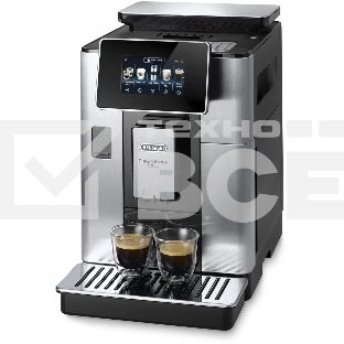 Кофемашина автоматическая DeLonghi ECAM610.75.MB черный/серебристый, исп. кофе - молотый/зерновой, 2.2 л, 1450 Вт, 19 Бар