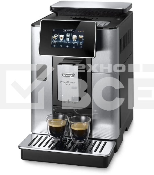 Кофемашина автоматическая DeLonghi ECAM610.75.MB черный/серебристый, исп. кофе - молотый/зерновой, 2.2 л, 1450 Вт, 19 Бар