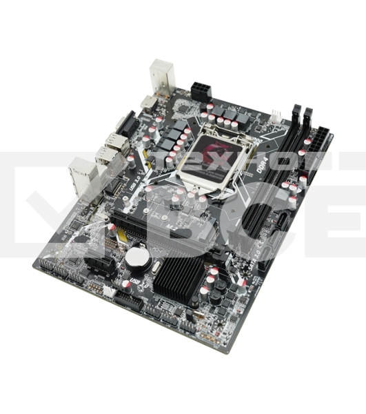 Материнская плата AFOX IH510D4-MA6-V2, LGA 1200, Intel H510, 2xDDR4, 3xSATA, 1xM.2, 1xPCI-E 4.0 x16, 1xPCI-E x1, 1xVGA, 1xHDMI, 1x 1Gb LAN, 2xUSB 2.0, 2xUSB 3.0, 2xPS/2, 6.1, mATX