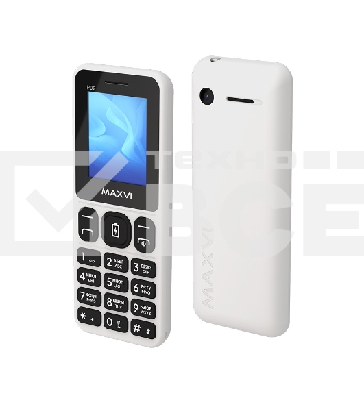 Мобильный телефон Maxvi P99 белый