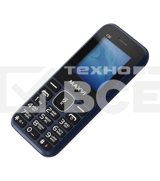 Мобильный телефон Maxvi C30 синий