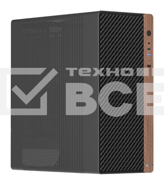 Компьютерный корпус Aerocool / Formula TimberLine T2 черный без БП mATX 4x120mm 1xUSB2.0 1xUSB3.0 1xUSB3.1 audio bott PSU