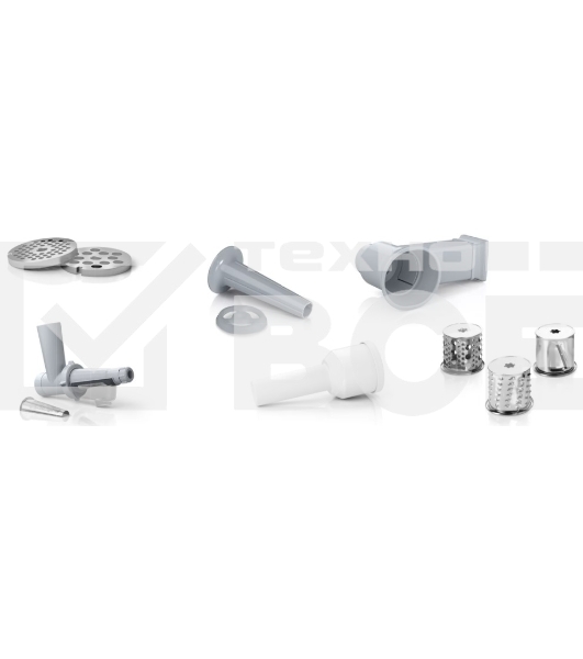 Мясорубка Bosch MFW2517W 1500 Вт, 1.7 кг/мин, белый