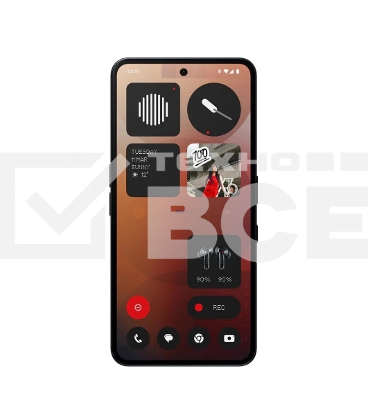 Смартфон Nothing Phone (3a) A10400148 8/128Gb, черный
