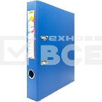 Папка-регистратор Silwerhof 2022105 A4 50мм, двусторонний ПВХ, синий, металлическая окантовка, сборная (упаковка: 2шт), фото 1