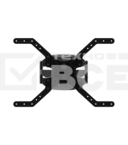 Наклонно-поворотный подвес для телевизоров Harper TVFW-75 черный