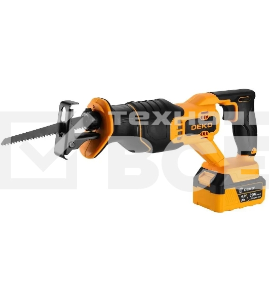 Сабельная пила Deko DKRS20 20Вт аккум. 2800ход/мин (085-1126)