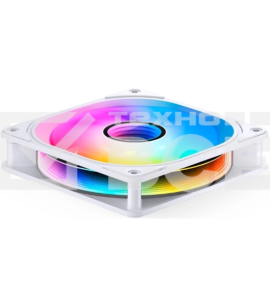 Вентилятор для корпуса JONSBO FR-606WR Reverse (120x120x25мм, 4-pin PWM, ARGb, 35.99CFM, 26.5dBA, 1500RPM, белый)