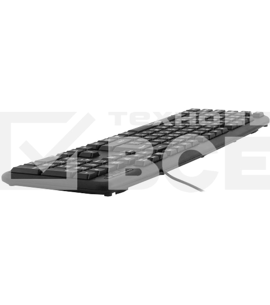 Клавиатура проводная Oklick 180M черный USB