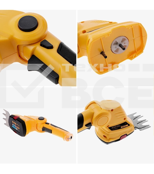 Ножницы-кусторез аккумуляторные Denzel G411 с акк. 3,6В Li-Ion 1,5 А·ч