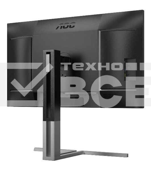 Монитор 27' AOC U27U3CV Nano IPS 3840x2160, 60 Гц (75 Гц макс.), 4 мс, 16:9, 400 кд/м², 2×HDMI 2.0, DP 1.4, USB-C (96 Вт PD), USB Hub (4×USB 3.2 Gen2 + 1×USB-C), RJ-45, 3.5 Jack, динамики (2×3 Вт), DisplayHDR 400, Adaptive-Sync, KVM, черный