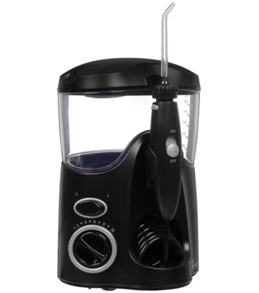 Ирригатор Waterpik WF-112EU черный, от сети, 600 мл, 10 режимов