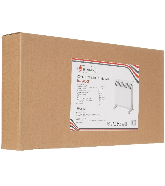 Конвектор HINTEK RA 2000E белый, 25 м², 2000 Вт