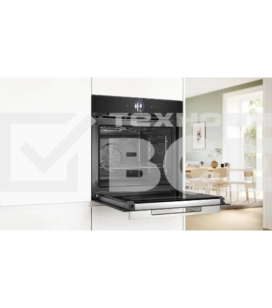 Встраиваемый духовой шкаф электрический Bosch HBG7764B1 черный
