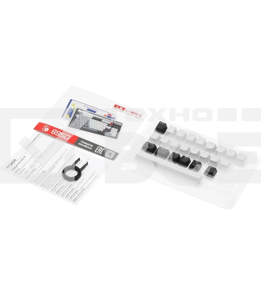 Клавиатура A4Tech Bloody B950 механическая серый/черный USB for gamer LED (B950)