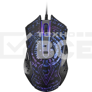Мышь проводная Qumo Valhalla M35 черный, 3200 dpi, USB, кнопки - 6