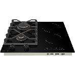 Комбинированная варочная панель HIBERG VM 6021 B независимая, черный, фото5