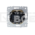 Розетка 1-местная IEK BRITE РСбш10-3-БрКр (BR-R16-16-K10) с заземлением, с защитными шторками и крышкой, 16А, IP20, бежевый, фото2