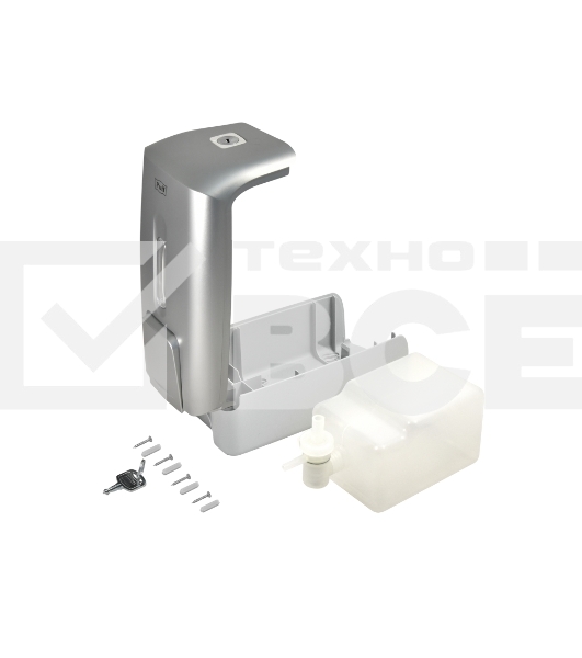 Дозатор для жидкого мыла пластик Puff-8120S хром 0,8 л