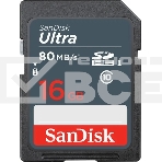 Флеш карта SDHC 16Gb UHS-I SANDISK SDSDUNS-016G-GN3IN, фото 1