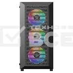 Компьютерный корпус XASTRA A406 4ARGB Black ATX/Mesh/tempered glass/4x120мм ARGB PWM fans/A406-4FC12A, фото12