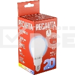 Лампа светодиодная Ресанта LL-R-A80-20W-230-6K-E27 груша, фото3