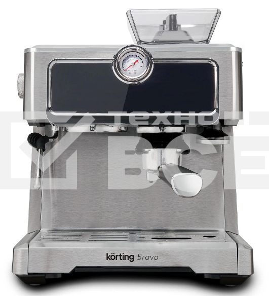 Кофемашина Korting KCM 1013 SA Bravo, нержавеющая сталь