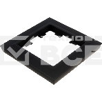 Рамка 1-местная IEK BRITE РУ-1-БрГ графит, фото3