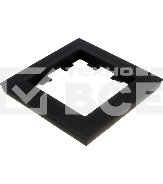 Рамка 1-местная IEK BRITE РУ-1-БрГ графит