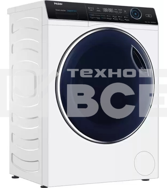 Стиральная машина с сушкой Haier HWD100-B14979 белая, загрузка фронтальная 10кг, 1400 об/мин., класс: B