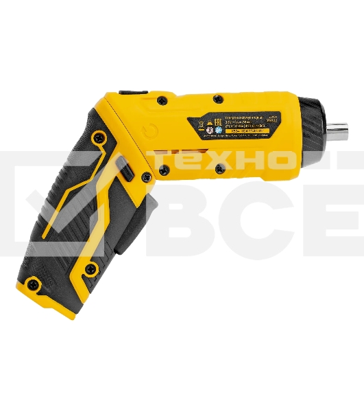 Отвертка аккумуляторная Denzel CSH-3.6, 54 биты, Li-Ion, 3,6 В