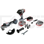 Аккумуляторный бесщеточный НАБОР 2в1 PROFIPOWER ProfiSet-2H20 (Li-ion-2шт 20В, 4.0Ач, З/У, коробка, E0080, E0186), фото 1