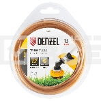 Леска для триммера Denzel армированная алюминием круглая, 2,7мм х 15м, блистер ALUFLEX, фото3