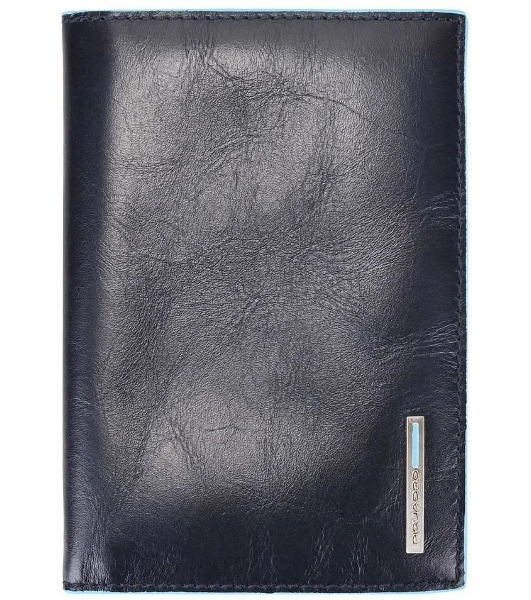 Обложка для паспорта Piquadro Blue Square PP5255B2/BLU2 синий натур.кожа