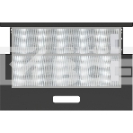 Вытяжка встраиваемая Gorenje TH606E7B черный управление: кнопочное (1 мотор), фото3