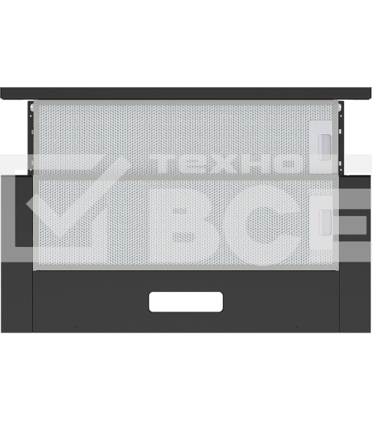 Вытяжка встраиваемая Gorenje TH606E7B черный управление: кнопочное (1 мотор)