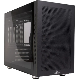 Корпус Midtower mATX Eurocase 00-01064257 MI05 черный без БП закаленное стекло USB 3.0