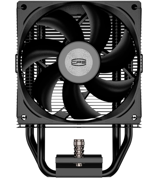 Кулер для процессора PCCooler R300 BK S115X/1200/1700/1851/AM4/AM5 (TDP 150W, 92mm Fan, 3 тепловые трубки 6мм, 800-2200RPM, 18-30dBa)