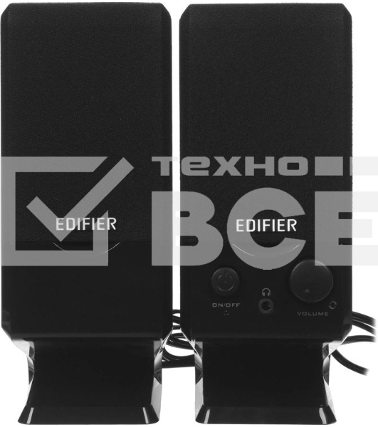Акустическая система Edifier M1250 черный 2.0 активные
