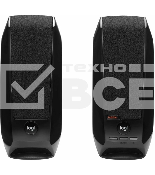 Акустическая система Logitech S150 980-000029 Колонки2.0, 2x0,6W, 90 Гц - 20 кГц, OEM