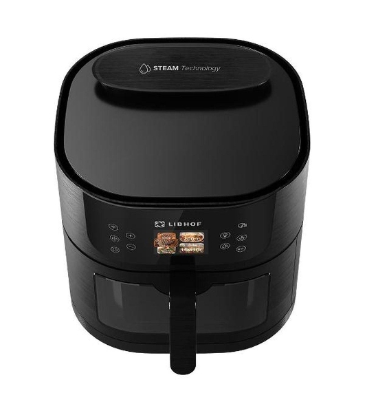 Аэрогриль Libhof AFP-08 черный, 1800 Вт, 8 л, сенсор, 24 программы