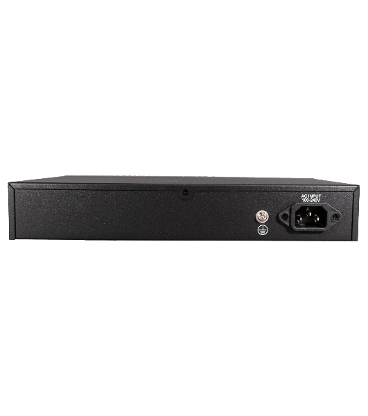 Коммутатор Falcon Eye FE-24FPG2, 24×100 Мбит/с PoE + 2×1 Гбит/с, неуправляемый
