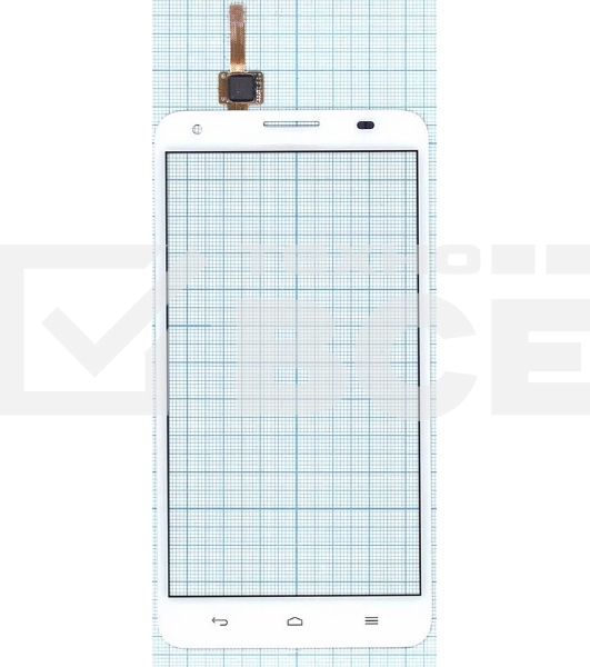 Сенсорное стекло (тачскрин) для Huawei Honor 3X (G750), белое